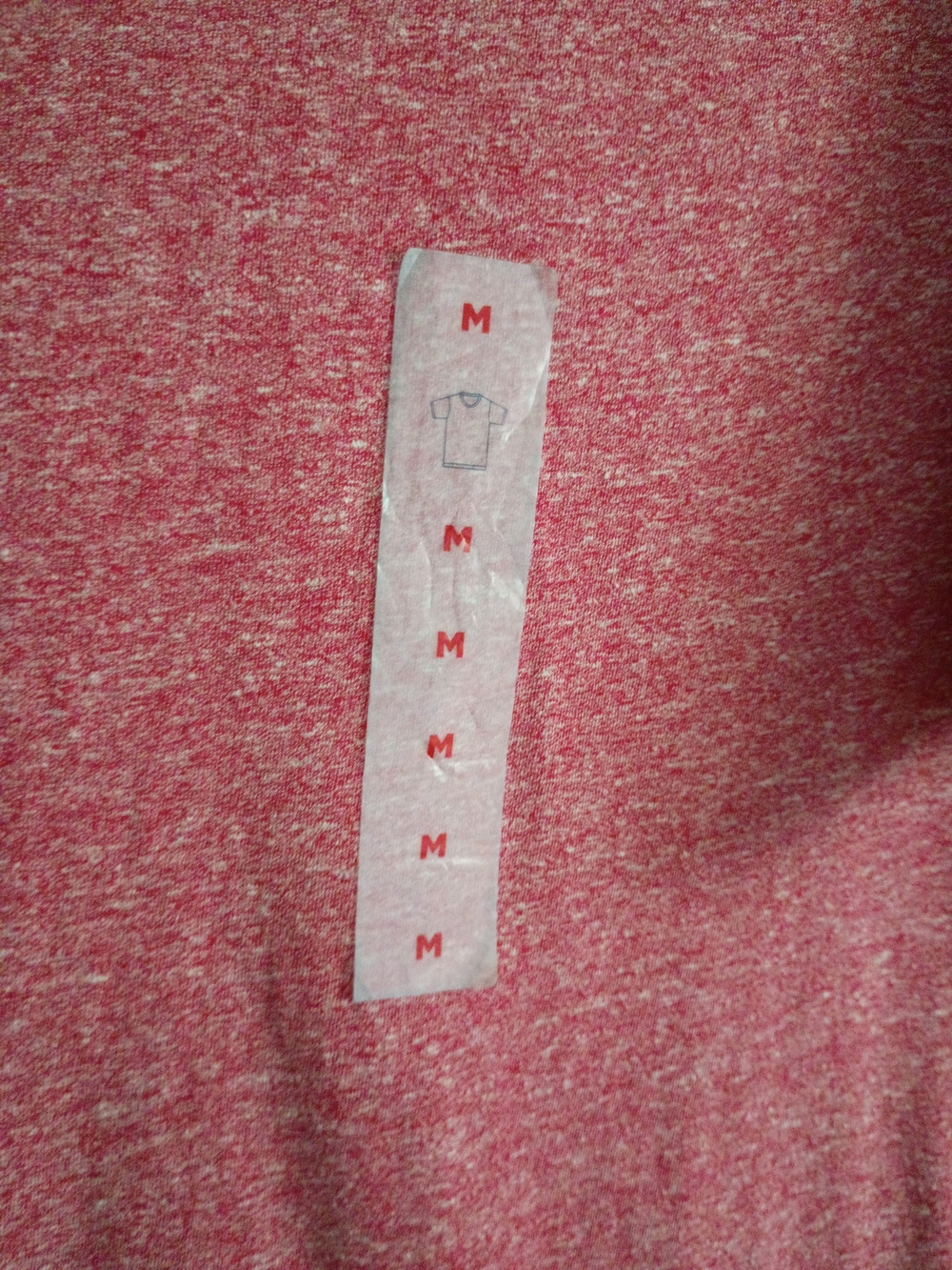 Old Navy New Red Heather Short-Sleeve Crew Tee - Picture 5 of 8